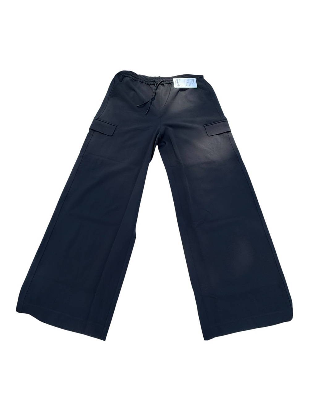 Athleta Promenade Cargo Pant Wide Leg PrimaStretch Black Tall L NWT - Picture 2 of 10
